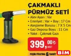 ORCAMP ÇAKMAKLI PÜRMÜZ SETİ